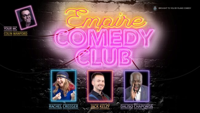 blackburn-empire-Empire Comedy Club July 2026