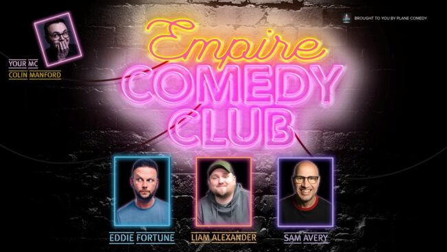 blackburn-empire-Empire Comedy Club March 2026