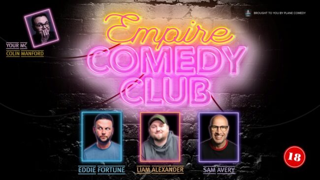 blackburn-empire-Empire Comedy Club March 2026