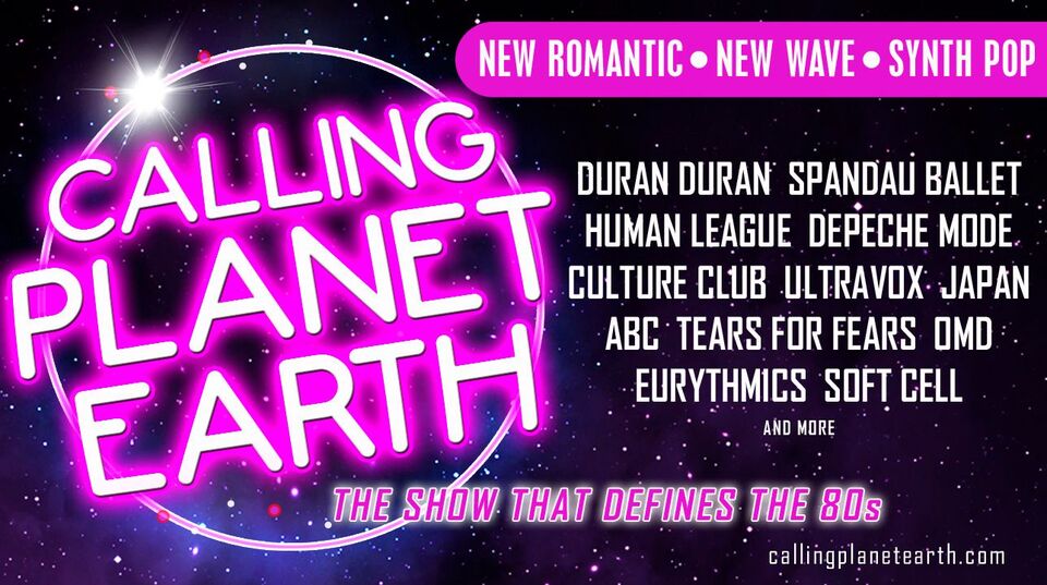 Promotional image for the show '
          Calling Planet Earth
        ' in July 2026 at [Theatre Name].