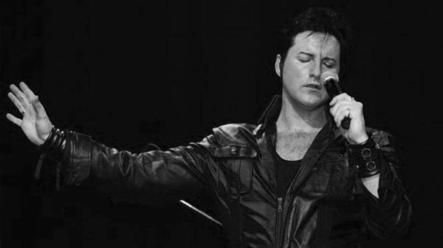 Promotional image for the show '
          Elvis Remembered
        ' in August 2026 at [Theatre Name].