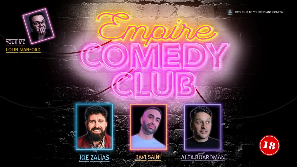 Promotional image for the show '
          Empire Comedy Club September 2026
        ' in September 2026 at [Theatre Name].