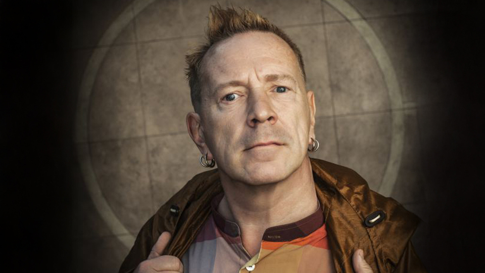 Promotional image for the show 'John Lydon' in April 2027 at Blackburn Empire Theatre.