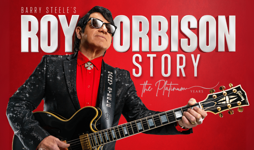 Promotional image for the show 'Barry Steele’s Roy Orbison Story - The Platinum Years' in October 2026 at Blackburn Empire Theatre.