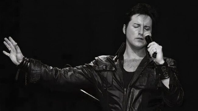 Promotional image for the show 'Elvis Remembered' in August 2026 at Blackburn Empire Theatre.