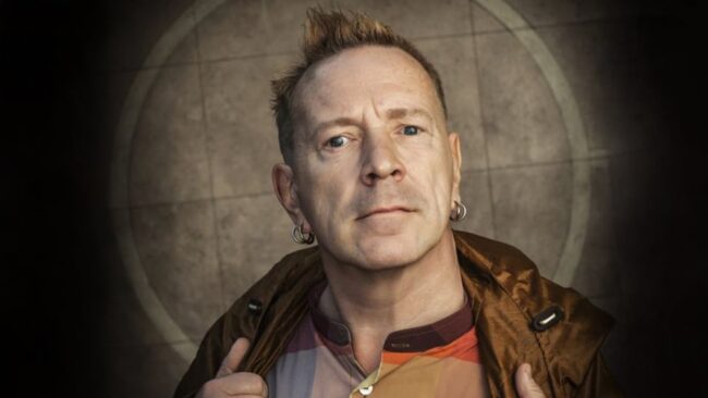 Promotional image for the show 'John Lydon' in April 2027 at Blackburn Empire Theatre.
