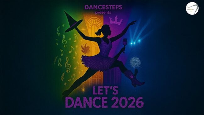 Promotional image for the show 'Let's Dance 2026 from Dancesteps Productions' in June 2026 at Blackburn Empire Theatre.