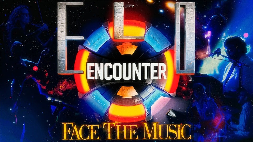 Promotional image for the show 'The ELO Encounter - Face the Music' in August 2026 at Blackburn Empire Theatre.