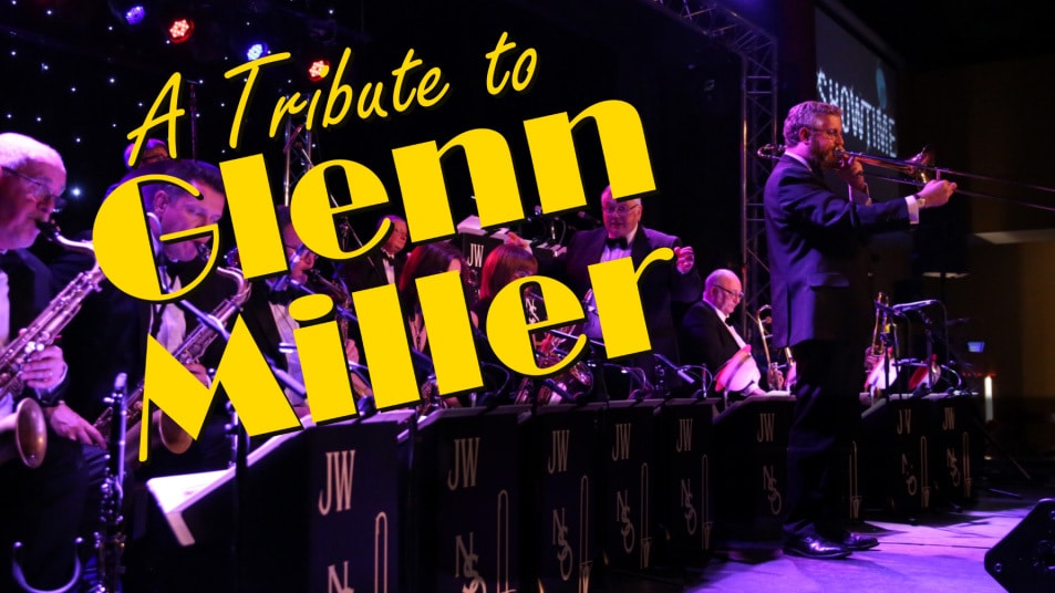 Promotional image for the show 'The Northern Swing Orchestra - A Tribute to Glenn Miller' in October 2026 at Blackburn Empire Theatre.