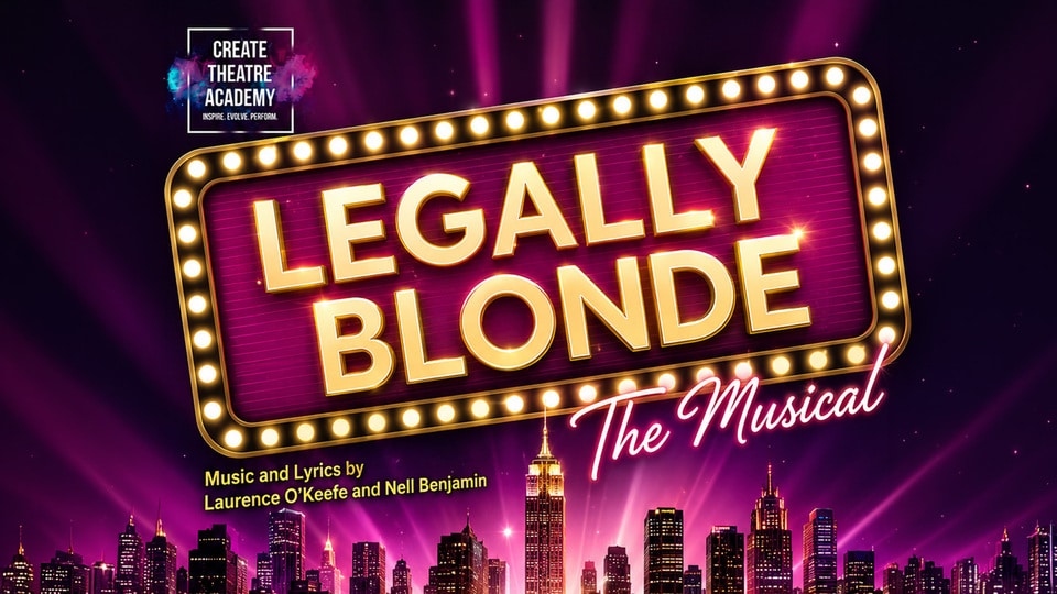 Promotional image for the show 'Legally Blonde The Musical' in February 2027 at Blackburn Empire Theatre.